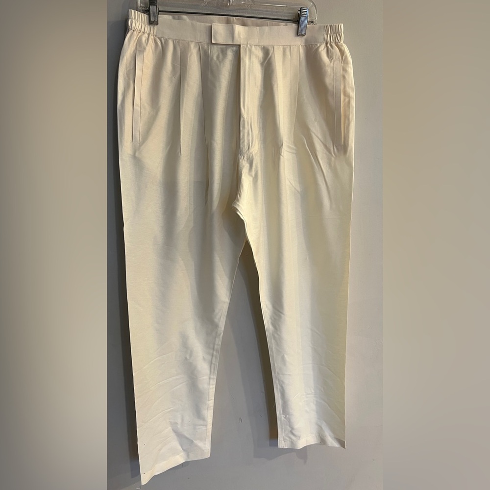 Men's Indian White Kurta Bottoms Size 44